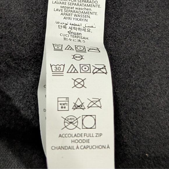 Alo Yoga Accolade Full Zip Hoodie Black Size M Unisex Oversized NWOT - Picture 8 of 9